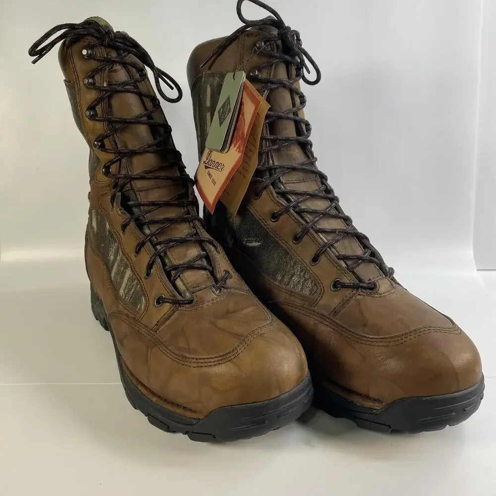 Danner Pronghorn Boots Mens Size 11.5 Brown Leather Gore-Tex 400G Camo Hunting